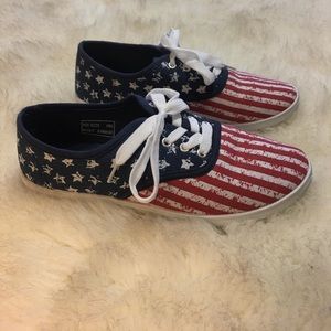 American Flag Tennis Shoes