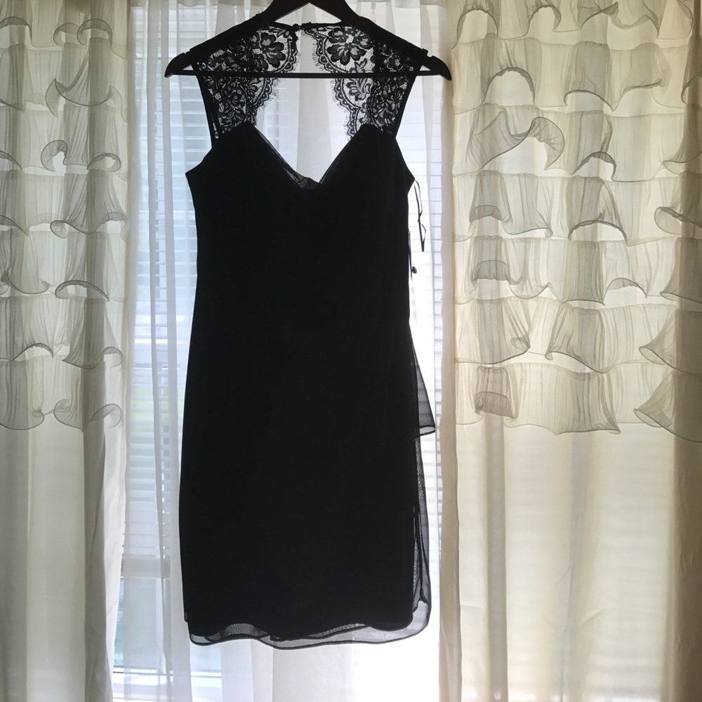 Scarlett brand chiffon and lace dress