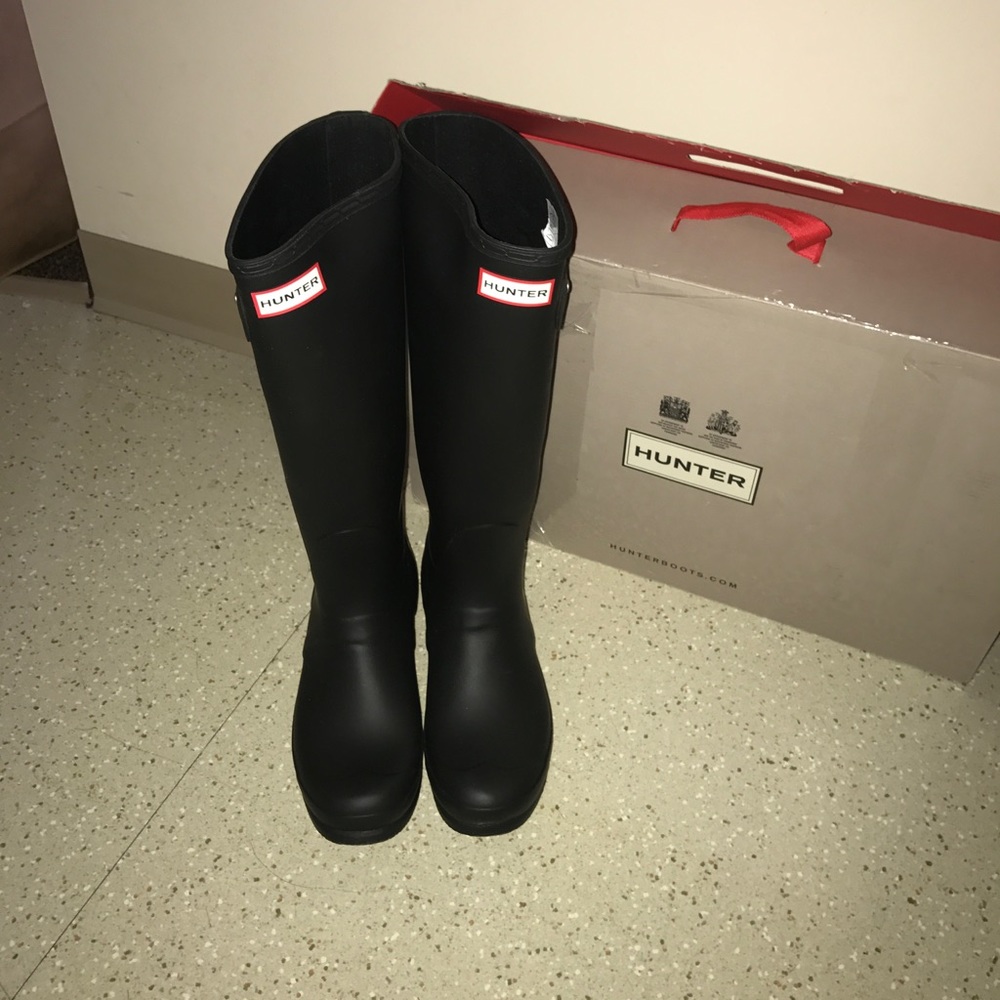Brand New Tall Original Black Hunter Boots
