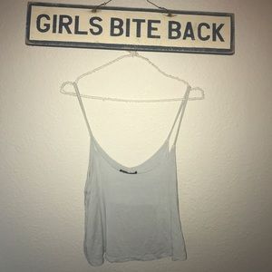 Light blue flowy Brandy melville tank