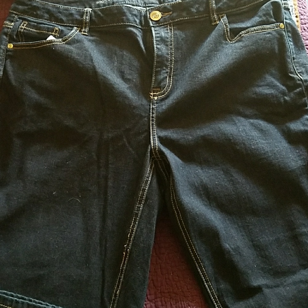 Lane Bryant dark wash bootcut jeans