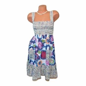 Womens American Rag Floral Peasant Maxi Dress