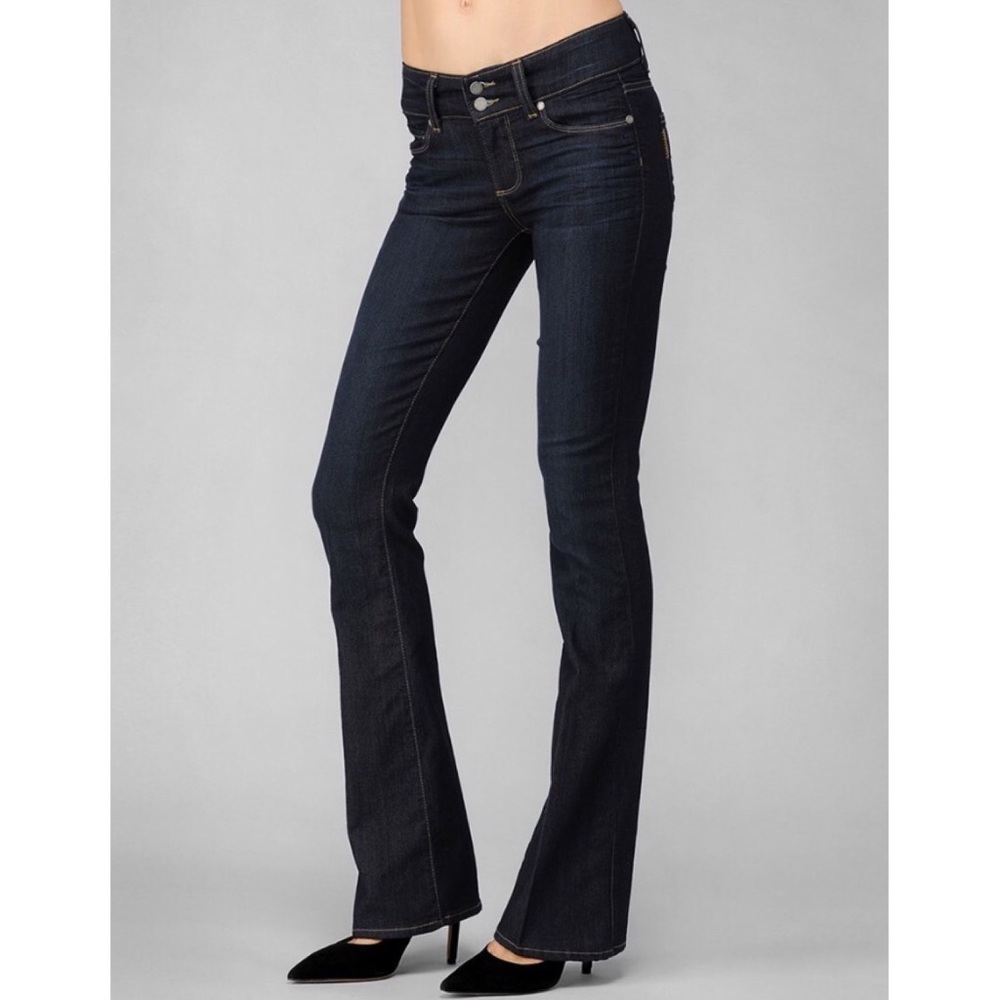 PAIGE PREMIUM DENIM HIDDEN HILLS BOOTCUT IN STREAM