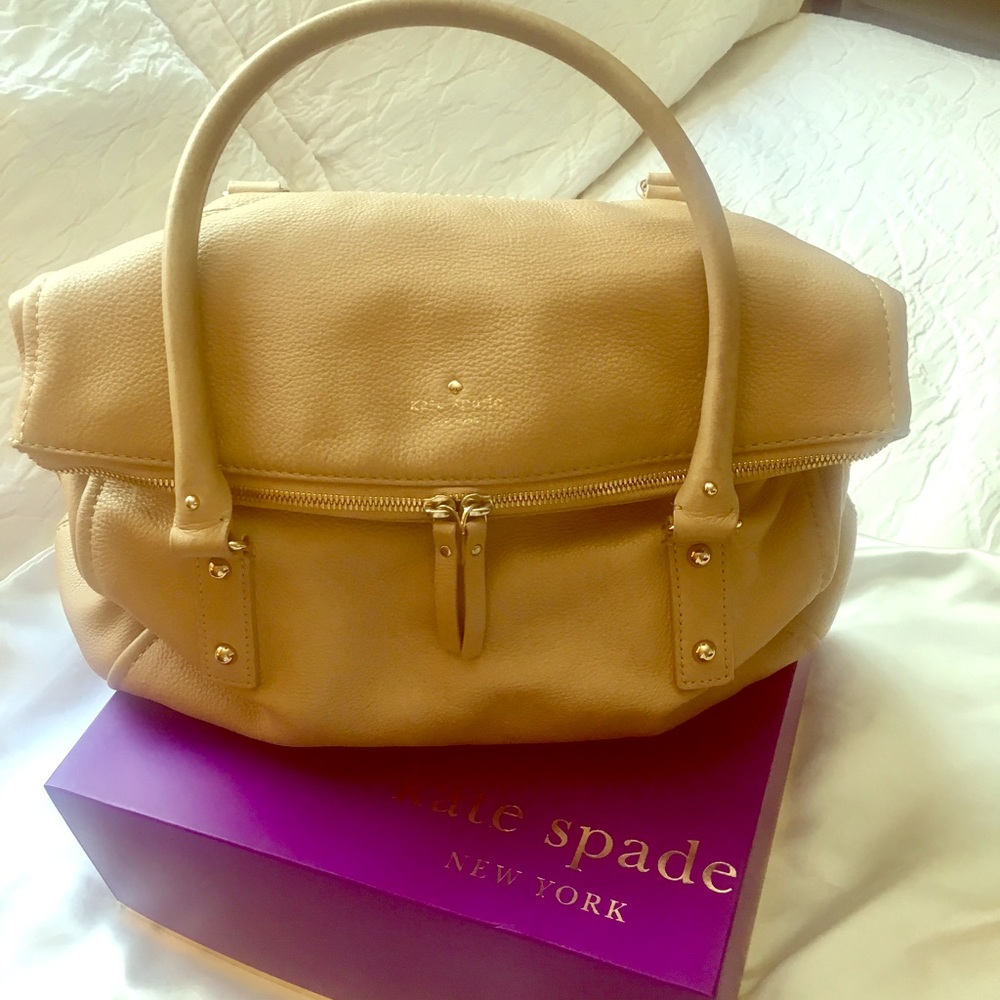 Kate Spade Beige Leather Handbag