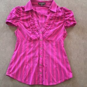 Button down collared blouse