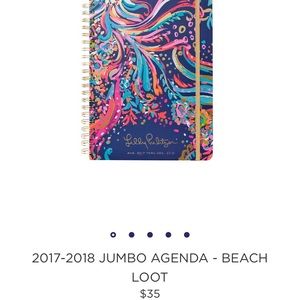 Lilly Pulitzer Jumbo 2017-2018 Agenda