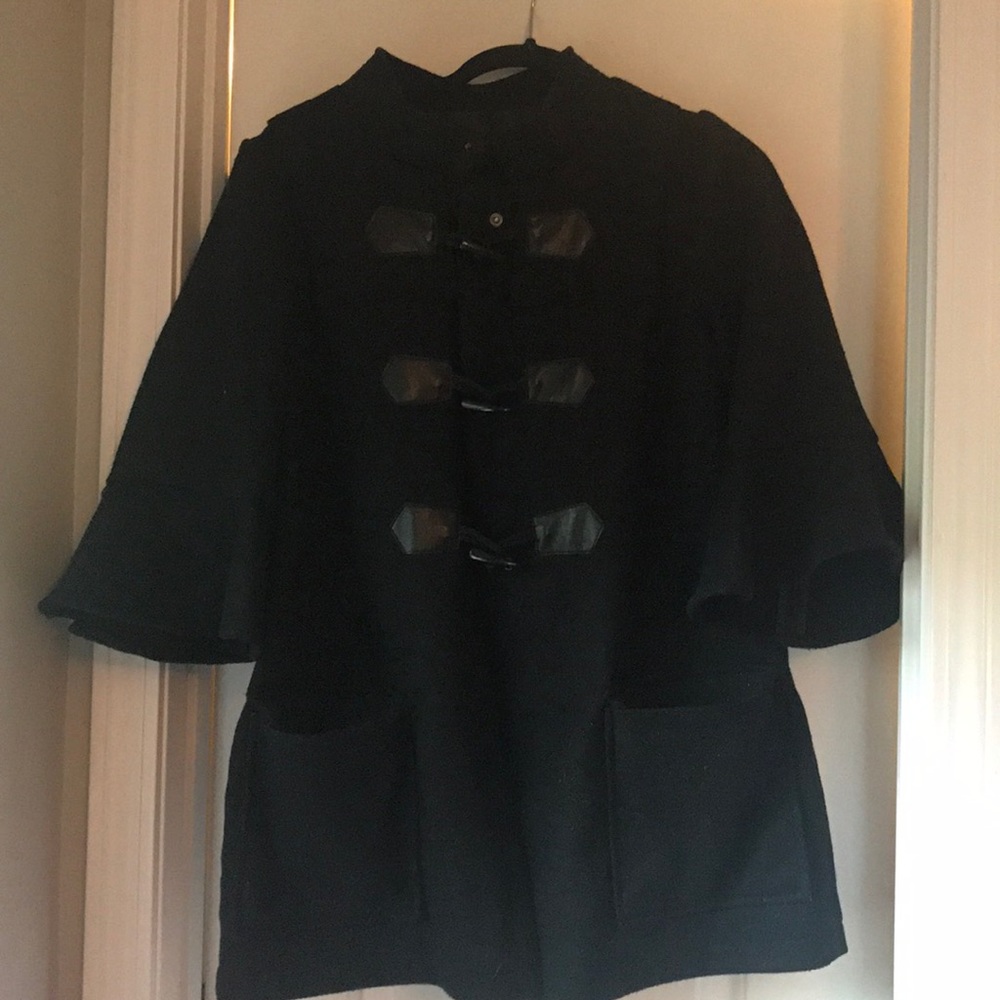 Black peacoat