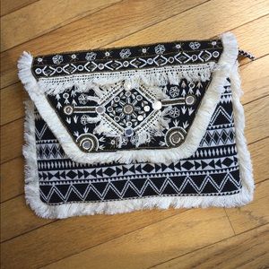 White Fox Boutique Boho Envelope Bag