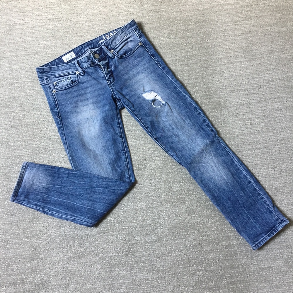 Gap Distressed "Always Skinny" Jean