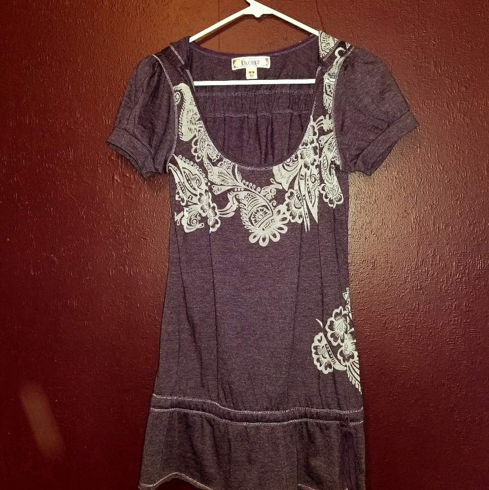 Decree purple dress shirt