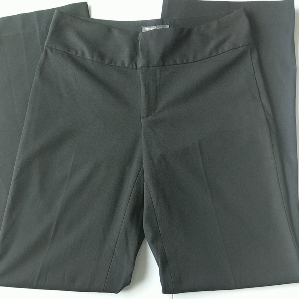 Banana Republic Black Stretch Trousers Size 4L