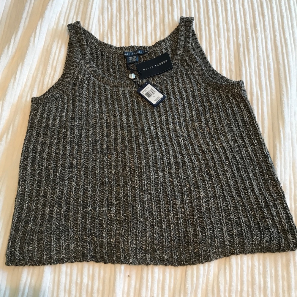 BNWT Ralph Lauren knit top - size xl