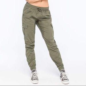 Olive Green Jogger Pants