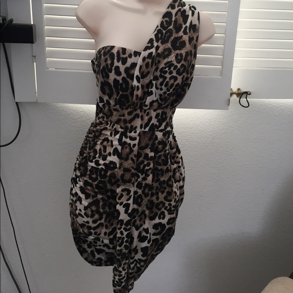 Cheetah print dress