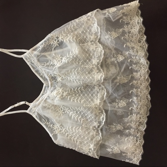 American Eagle Outfitters Tops - HOST PICK American Eagle sheer lace over lay tank