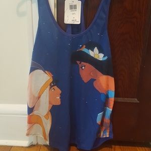 Disney Aladdin and Jasmine tank