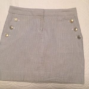 JCREW SEERSUCKER SKIRT