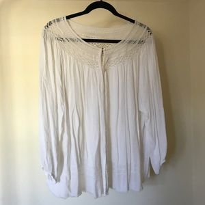 Free People Button Up Blouse