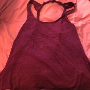 Alo yoga twist back tank size small