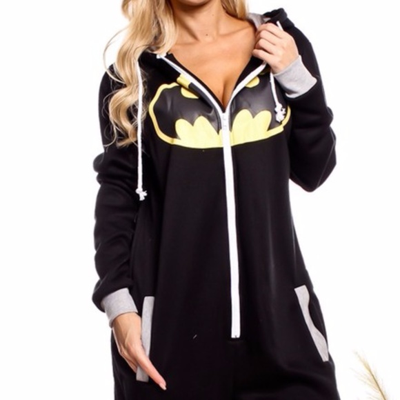 Batman footless Jumper Pajamas - Picture 2 of 2