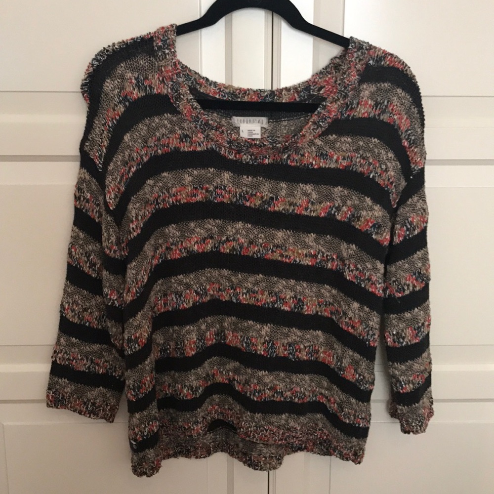 Multi-color sweater