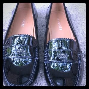 Never - worn, Coach Odette patent leather flats