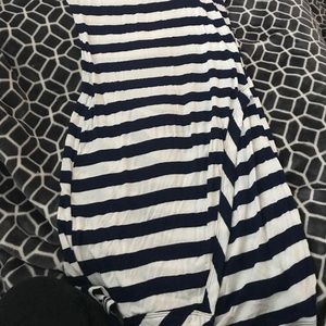 Loveappella asymmetrical stripped dress