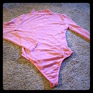 Pink bodysuit