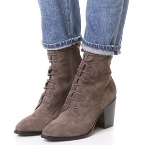 Sigerson Morrison Lace Up Boot NWB (size 7.5)