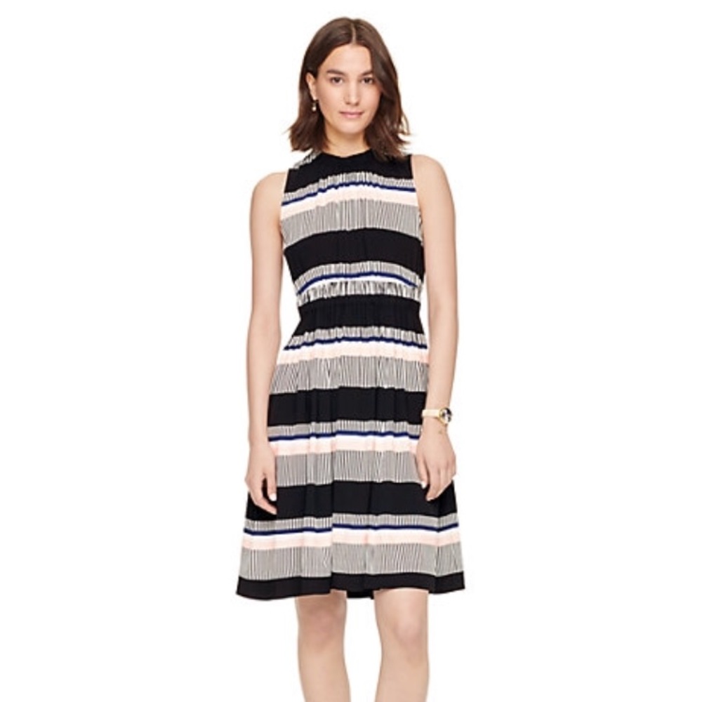 Kate Spade Bay Stripe Tieback Dress