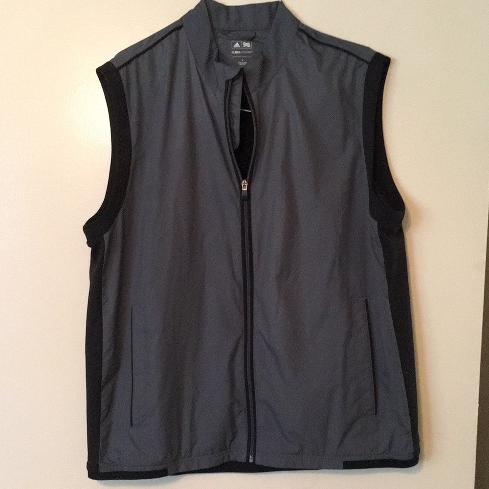 Addidas vest. Athletic. Reflective. Breathable.