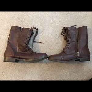 Rampage lace up combat boots