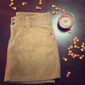 Carmel corduroy mini skirt