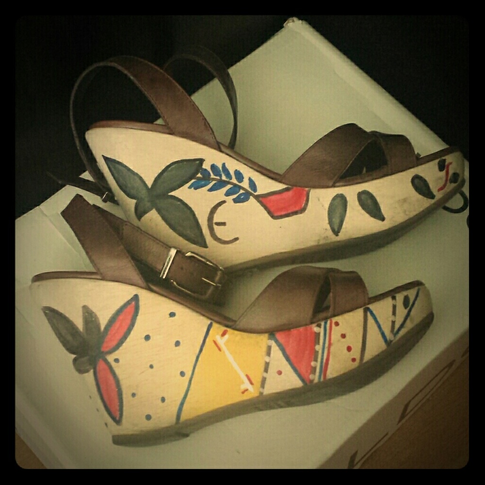 Aldo Shoes Wedge sandals size 5