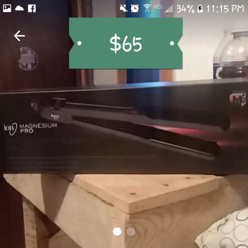 Ion straightener