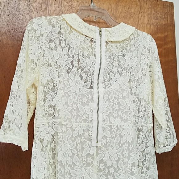 Miss Finch Peter Pan Collar Shirt/Dress - Picture 3 of 3