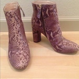 INC Snakeskin Booties - Very Good Condition!