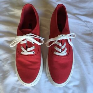 Forever 21 red sneakers