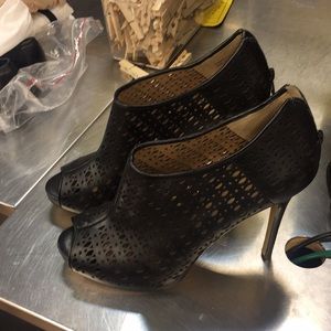 Ann Taylor Open toe booties