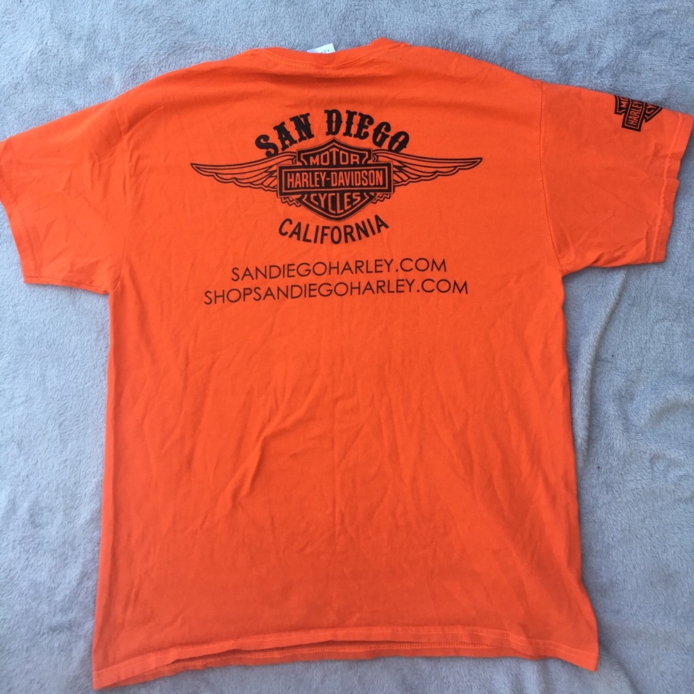San Diego Harley Davidson staff shirt