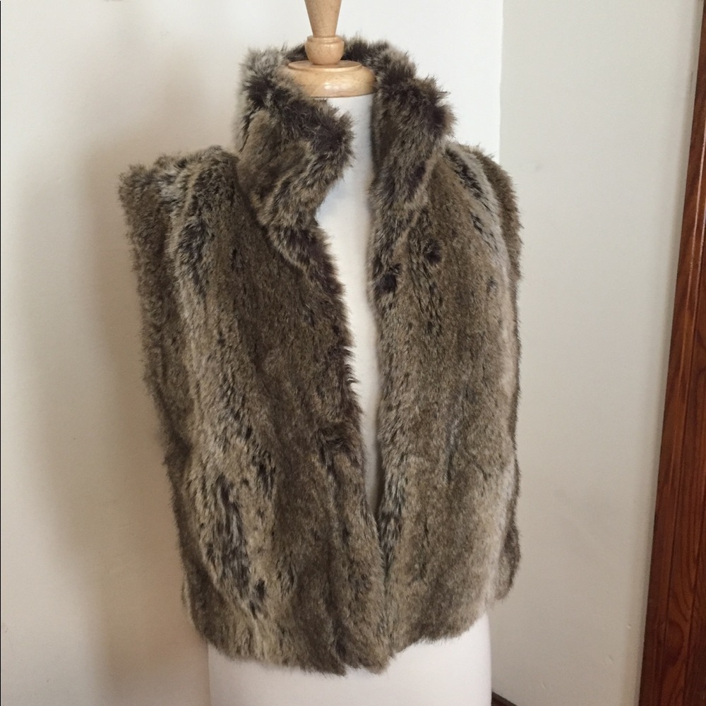 Ralph Lauren faux fur vest