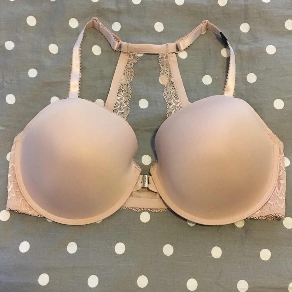 NWT Torrid Push-Up Lace Racerback Bra 44DD Cream