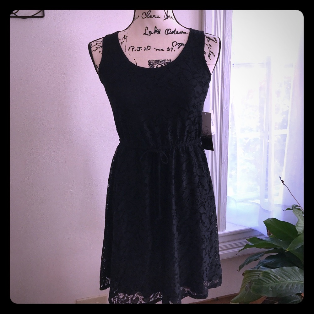 XS Kensie Lace Tank Dress