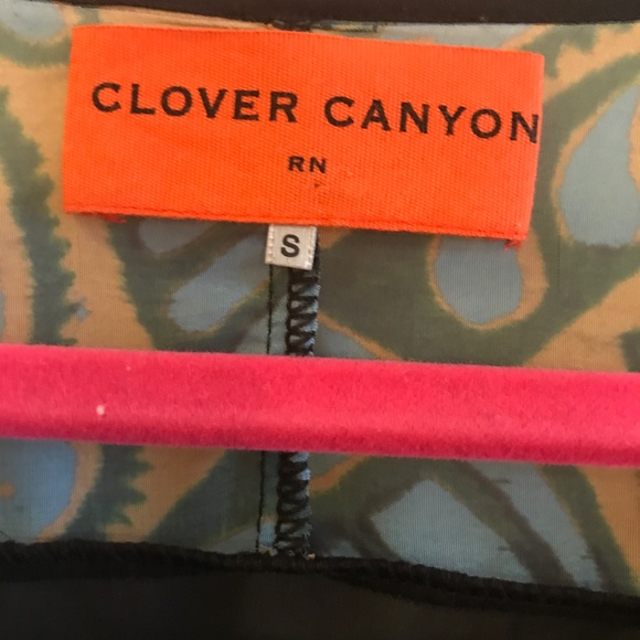 CLOVER CANYON SHORT SLEEVE PRINT SHIRT LONG - Picture 2 of 4