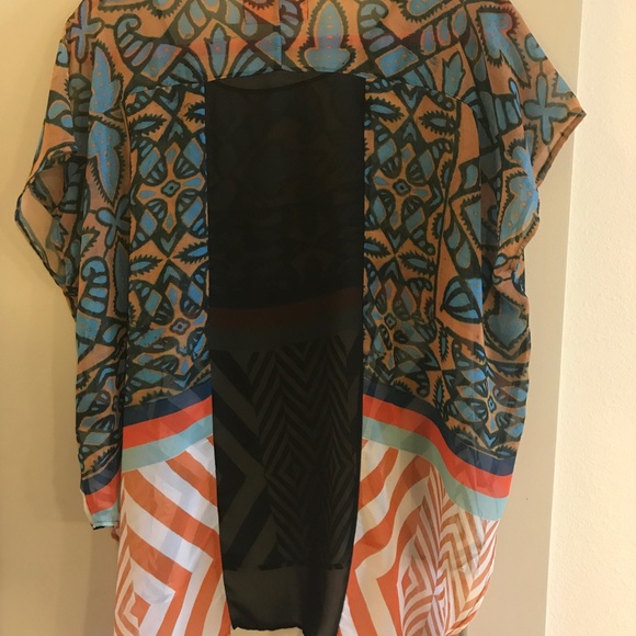 CLOVER CANYON SHORT SLEEVE PRINT SHIRT LONG - Picture 4 of 4