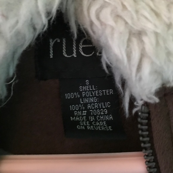 Rue 21 faux fur coat - Picture 2 of 2