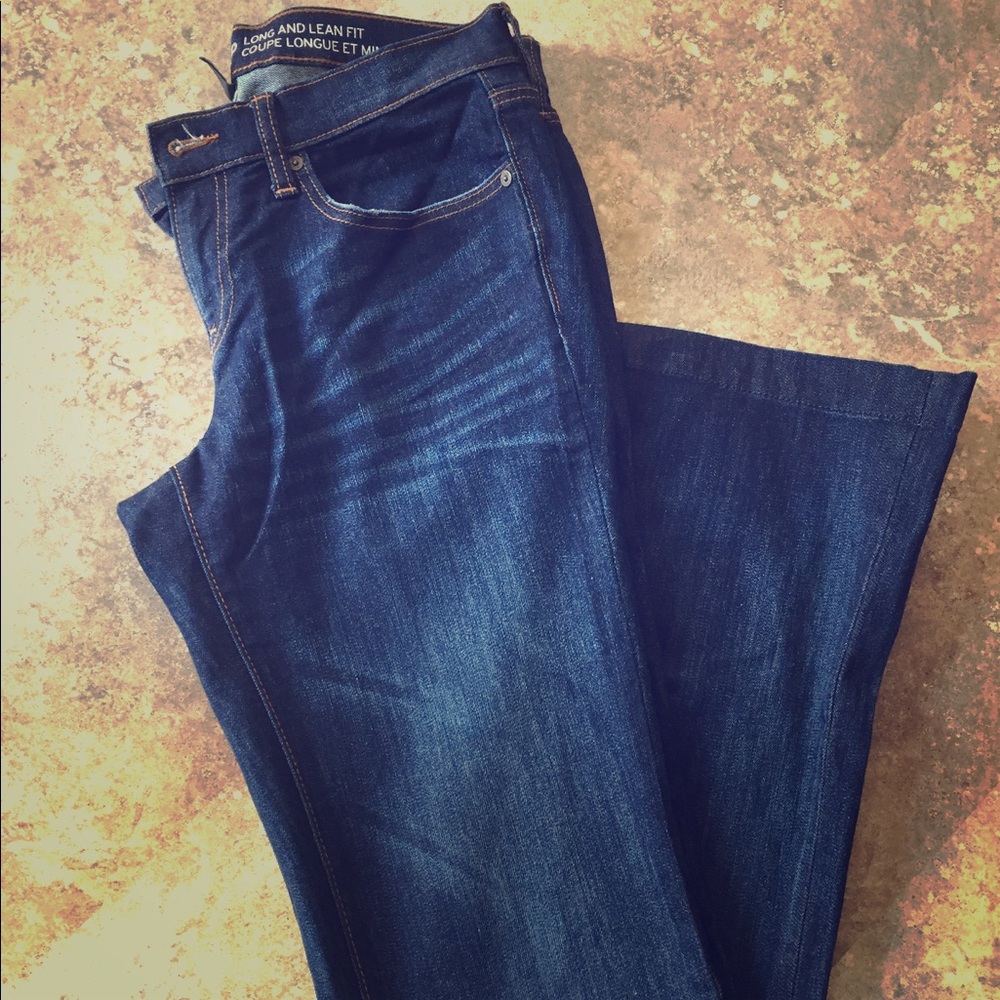 Long and lean GAP jeans