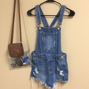 H&M denim overalls