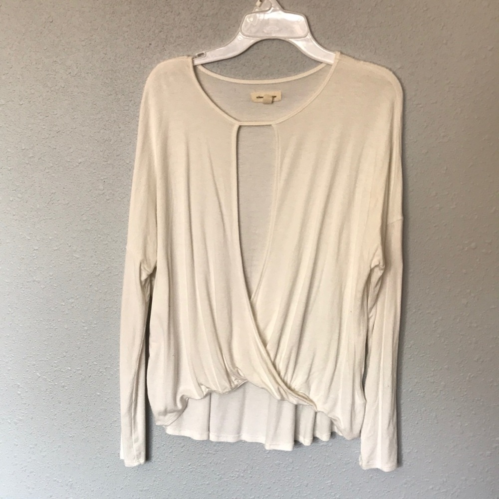 Offwhite cross front urban outfitters long sleeve