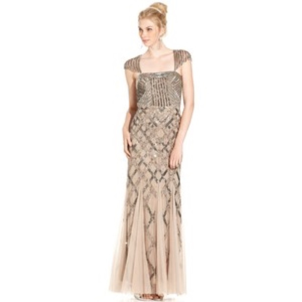 Adrianna Papell Beaded gown